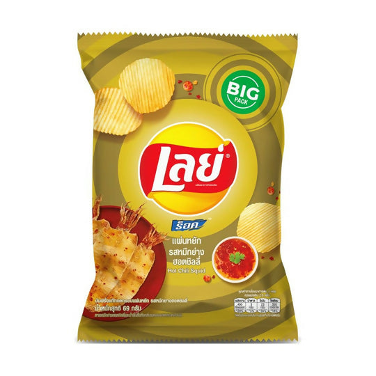 LAYS ROCK HOT CHILI SQUID 69 กรัม