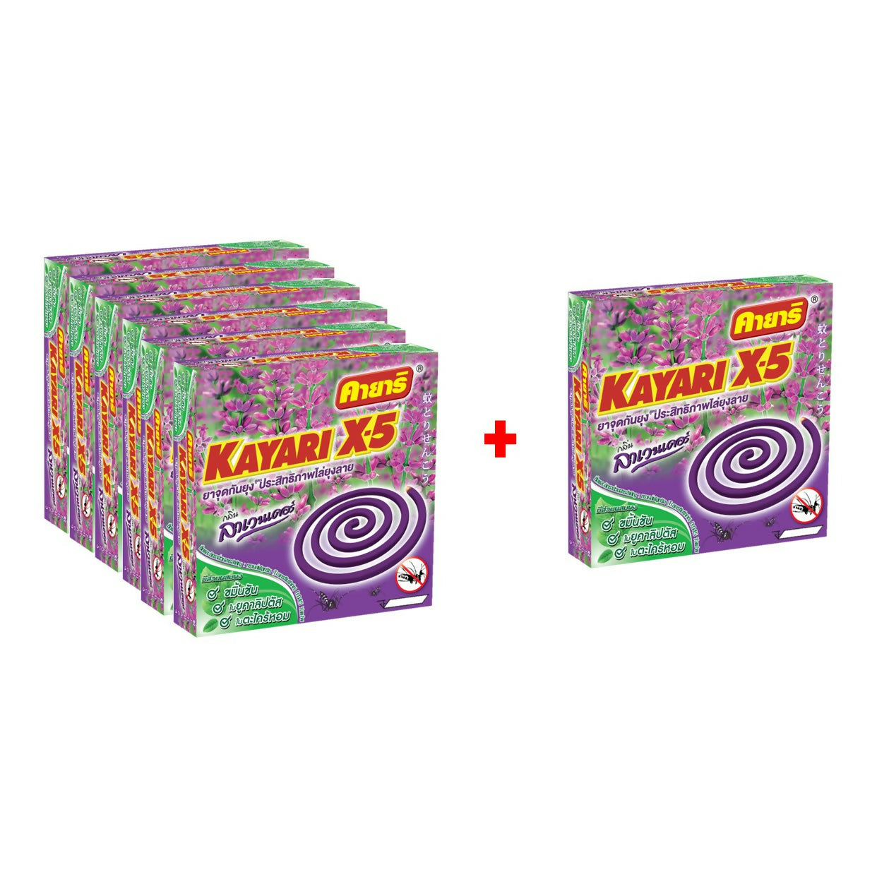 KAYARI X-5 LAVENDER PACK 6+1