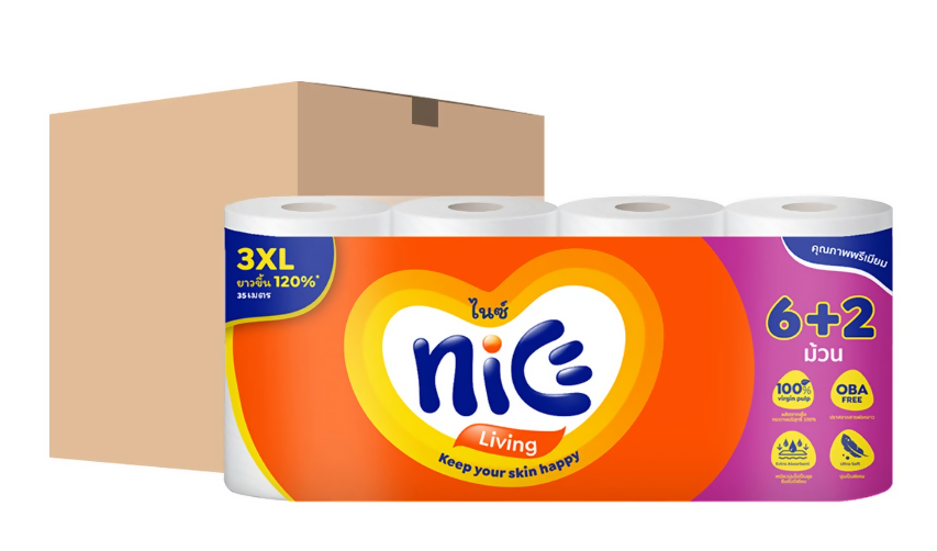 NICE MEGA ROLL 6+2 (35M) 1X12X8