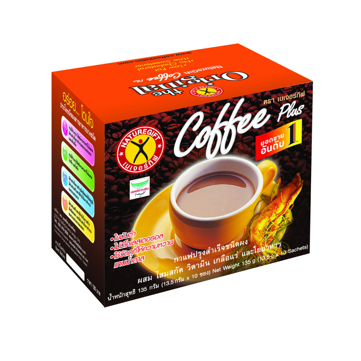 NATUREGIFT COFFEE PLUS 135 G (1X40)