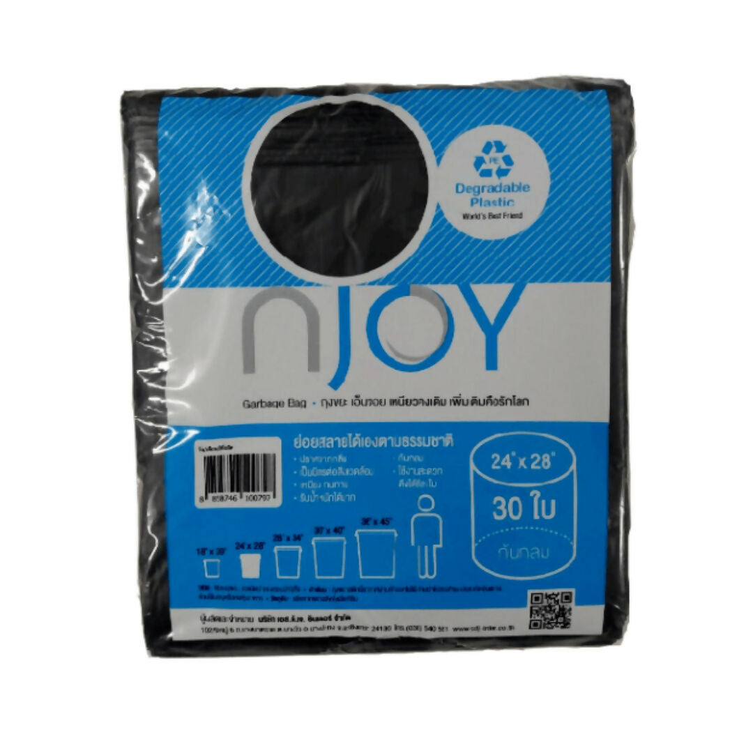 N JOY GARBAGE BAG 24INCHX28INCH(30PCS)